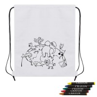 Zaini personalizzati bambini da colorare - T416