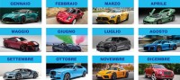 Calendari personalizzati Auto sportive da tavolo 2027