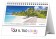 Calendario personalizzati da tavolo Paesaggi  tropicali 2026