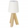 Lampada personalizzabile in legno naturale
