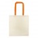 Shopper personalizzate cotone con manici colorati T-403