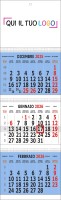Calendari personalizzati trittico olandese 2027