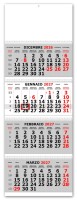 Calendari personalizzati Quadrittico olandese 2027